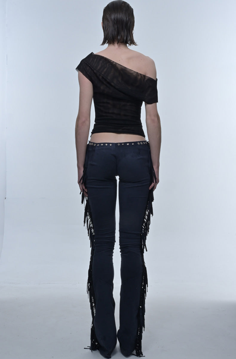 Fringe V Cut Pants